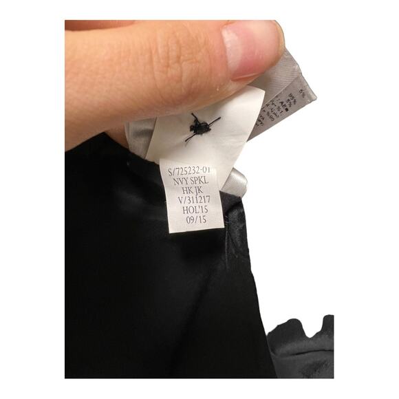 Banana Republic Speckled Navy Single Breasted HackingS Collared Jacket Blazer - Picture 4 of 8